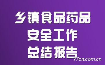 ����ʳƷҩƷ��ȫ�����ܽᱨ��