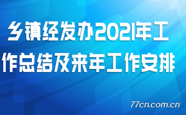 乡镇经发办2021年工作总结及来年工作安排